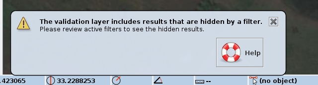 Example of the notification Example of the notification