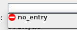no entry value no entry value