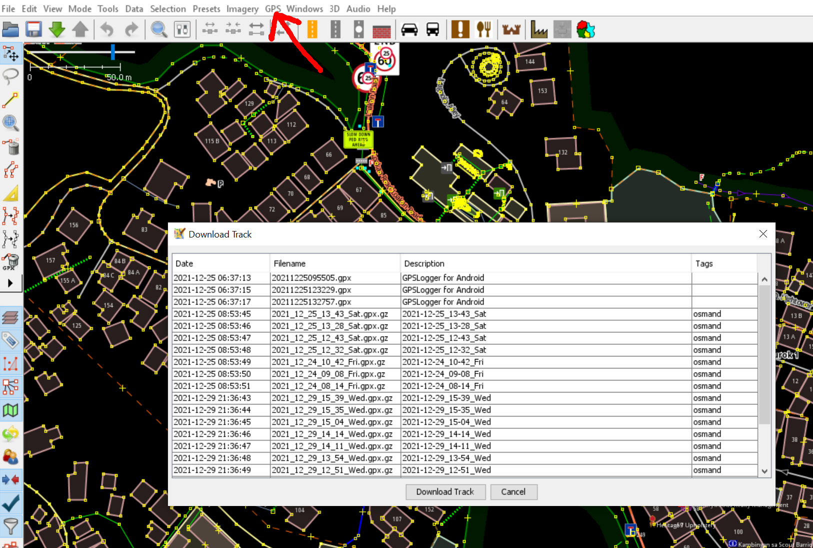 Download Track Screenshot