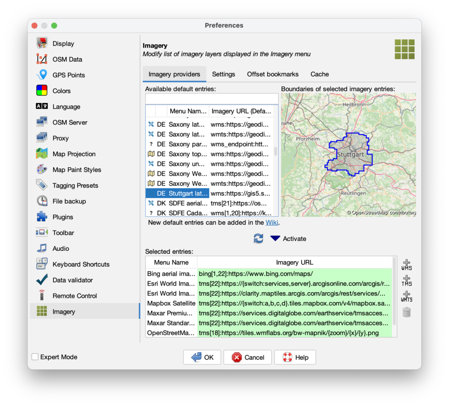 Help/Preferences/DrawingPreference – JOSM